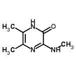 CAS 登录号：53186-76-8， 5,6-二甲基-3-(甲基氨基)-2(1H)-吡嗪酮