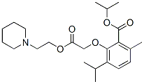 CAS#: 53206-78-3， (2-Isopropoxycarbonyl-6-Isopropyl-3-Methylphenoxy)Acetic Acid 2-Piperidinoethyl Ester