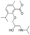 CAS#: 53206-80-7， 3-[2-Hydroxy-3-(Isopropylamino)Propoxy]-p-Cymene-2-Carboxylic Acid Methyl Ester
