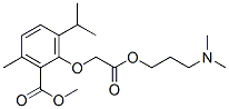 CAS#: 53206-87-4， (6-Isopropyl-2-Methoxycarbonyl-3-Methylphenoxy)Acetic Acid 3-(Dimethylamino)Propyl Ester