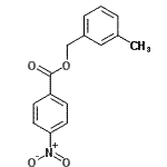 CAS#: 53218-08-9， 3-Methylbenzyl 4-Nitrobenzoate