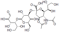 CAS#: 53248-77-4， 4-O-Acetyl-alpha-N-Acetylneuraminyl-(2-3)-Lactose