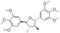 CAS#: 53250-50-3， (2S,3S,4S,5S)-3,4-Dimethyl-2,5-bis(3,4,5-trimethoxyphenyl)tetrahydrofuran