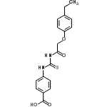 CAS#: 532955-19-4， 4-({[(4-Ethylphenoxy)Acetyl]Carbamothioyl}Amino)Benzoic Acid