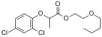结构式 CAS# 53404-31-2, 2-(2,4-二氯苯氧基)丙酸 2-丁氧基乙醇酯