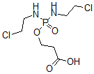 CAS#: 53459-52-2， 3-[[Bis[(2-chloroethyl)amino]phosphinyl]oxy]propanoic acid