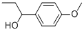 structure of CAS# 5349-60-0, 1-(4-Methyoxyphenyl)-1-Propanol;Nsc 406923;Alpha-Ethyl-P-Methoxybenzyl Alcohol;Ai3-09427