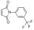 结构式 CAS# 53629-19-9, 1-(3-三氟甲基-苯基)-吡咯-2,5-二酮