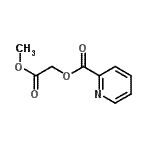CAS#: 536723-46-3， 2-Methoxy-2-Oxoethyl 2-Pyridinecarboxylate