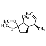 CAS#: 536737-46-9， (2R,3R)-3-[(2R)-3-Buten-2-Yl]-1,1-Dimethoxy-2-Methylcyclopentane