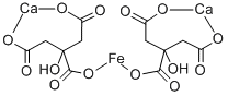 CAS#: 53684-61-0， Dicalcium Iron(2+) Bis[2-Hydroxypropane-1,2,3-Tricarboxylate]