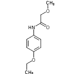 CAS#: 537-82-6， N-(4-Ethoxyphenyl)-2-Methoxyacetamide