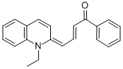CAS#: 53704-24-8， 4-(1-Ethyl-2(1H)-Quinolinylidene)-1-Phenyl-2-Buten-1-One