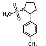 CAS#: 537678-29-8， 2-(4-Methylphenyl)-3-(Methylsulfonyl)-1,3-Thiazolidine