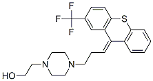 CAS 登录号：53772-82-0， (Z)-4-[3-[2-(三氟甲基)-9H-噻吨-9-亚基]丙基]哌嗪-1-乙醇