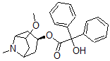 CAS#: 53834-53-0， alpha-Hydroxy-alpha-Phenylbenzeneacetic Acid (1R,5R)-6beta-Methoxy-8-Methyl-8-Azabicyclo[3.2.1]Oct-3alpha-Yl Ester