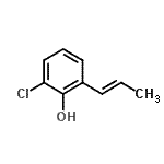 CAS#: 53889-53-5， 2-Chloro-6-[(1E)-1-Propen-1-Yl]Phenol