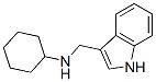 structure of CAS# 53924-03-1, N-Cyclohexyl-1H-Indole-3-Methylamine;Cyclohexyl-(1H-Indol-3-Ylmethyl)Amine;Mls000520929;Smr000131338