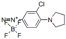 CAS#: 53934-41-1， 3-Chloro-4-(1-Pyrrolidinyl)Benzenediazonium Tetrafluoroborate