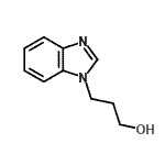 structure of CAS# 53953-47-2, 3-(1H-Benzimidazol-1-Yl)-1-Propanol;3-(1H-benzo[d]imidazol-1-yl)propan-1-ol;3-Benzoimidazol-1-yl-propan-1-ol