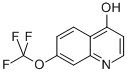 结构式 CAS# 53985-75-4, 4-羟基-7-三氟甲氧基喹啉