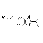 structure of CAS# 540515-45-5, 1-(6-Ethoxy-1H-Benzimidazol-2-Yl)Ethanol;1-(5-ethoxy-1H-benzo[d]imidazol-2-yl)ethanol;1-(5-Ethoxy-1H-benzoimidazol-2-yl)-ethanol;1-(6-ethoxy-1H-1,3-benzodiazol-2-yl)ethan-1-ol