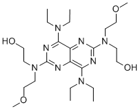CAS#: 54093-30-0， 2,2'-[[4,8-Bis(diethylamino)pyrimido[5,4-d]pyrimidine-2,6-diyl]bis[(2-methoxyethyl)imino]]bisethanol