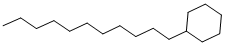 structure of CAS# 54105-66-7, n-Undecylcyclohexane;Cyclohexane, Undecyl-