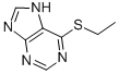 structure of CAS# 5417-84-5, 6-Ethylmercaptopurine;6-(Ethylthio)-7H-Purine;6-Ethyl-Mp;Nsc 11588