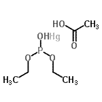 CAS#: 5421-48-7， Phosphorous Acid, Diethyl Ester, Compd. With Acetic Acid, Mercury Salt (1:1:1)