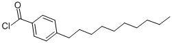 structure of CAS# 54256-43-8, 4-n-Decylbenzoyl Chloride;Benzoyl Chloride, 4-Decyl-
