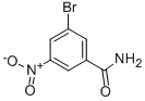 结构式 CAS# 54321-80-1, 3-溴-5-硝基苯甲酰胺