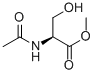 结构式 CAS# 54322-41-7, 乙酰基-丝氨酸甲酯