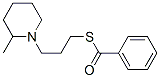 CAS#: 5435-03-0， 3-(2-Methyl-1-Piperidyl)Propylsulfanyl-Phenyl-Methanone