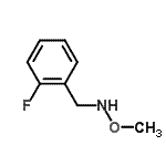 structure of CAS# 543730-76-3, 1-(2-Fluorophenyl)-N-Methoxymethanamine;N-(2-fluorobenzyl)-O-methylhydroxylamine