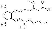CAS#: 54432-43-8， (13E)-9,11,15-Trihydroxy-3-Methoxyprost-13-En-1-Oic Acid