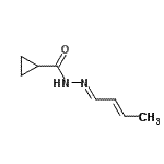 CAS#: 544465-19-2， N'-[(1E,2E)-2-Buten-1-Ylidene]Cyclopropanecarbohydrazide