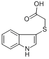 structure of CAS# 54466-88-5, (1H-Indol-3-Ylsulfanyl)-Acetic Acid;2-(1H-Indol-3-Ylthio)Acetate;2-(1H-Indol-3-Ylsulfanyl)Ethanoate;Zinc00052315