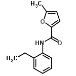 CAS#: 544679-85-8， N-(2-Ethylphenyl)-5-Methyl-2-Furamide
