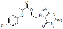 CAS#: 54504-75-5， Demethyletofylline clofibrate