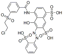 CAS#: 54518-41-1， 4-[[3-[(2-Chloroethyl)Sulphonyl]Benzoyl]Amino]-5-Hydroxy-6-[(2-Sulphophenyl)Azo]Naphthalene-1,7-Disulphonic Acid