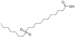 CAS 登录号：5454-92-2， 11-庚基磺酰基十一烷酸
