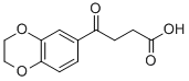 结构式 CAS# 54557-81-2, 4-[3,4-(乙烯二氧基)苯基]-4-氧代丁酸