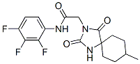 CAS#: 5457-16-9， 2-(8-Methyl-2,4-Dioxo-1,3-Diazaspiro[4.5]Dec-3-Yl)-N-(2,3,4-Trifluorophenyl)Acetamide