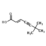 CAS#: 54599-50-7， (2E)-6,6-Dimethyl-2-Hepten-4-Ynoic Acid
