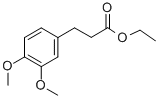 structure of CAS# 5462-13-5, 3-(2-Methoxy-Phenyl)-Propionic Acid Ethyl Ester;3-(3,4-Dimethoxyphenyl)Propanoic Acid Ethyl Ester;3-(3,4-Dimethoxyphenyl)Propionic Acid Ethyl Ester;Nsc10090