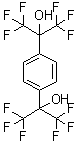 structure of CAS# 54736-43-5, 2,2'-(1,4-Phenylene)Bis(1,1,1,3,3,3-Hexafluoro-2-Propanol);1-(4-Fluorophenyl)-2-pyrrolidone;1,1,1,3,3<wbr>,3-hexafl<wbr>uoro-2-[4<wbr>-[2,2,2-t<wbr>rifluoro-<wbr>1-hydroxy<wbr>-1-(trifl<wbr>uoromethy<wbr>l)ethyl]p<wbr>henyl]pro<wbr>pan-2-ol;1,1,1,3,3<wbr>,3-hexafl<wbr>uoro-2-{4<wbr>-[2,2,2-t<wbr>rifluoro-<wbr>1-hydroxy<wbr>-1-(trifl<wbr>uoromethy<wbr>l)ethy l]<wbr>phenyl}pr<wbr>opan-2-ol