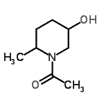 CAS#: 54751-96-1， 1-(5-Hydroxy-2-Methyl-1-Piperidinyl)Ethanone