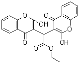 CAS#: 548-00-5， Ethyl 2,2-bis(4-hydroxy-2-oxochromen-3-yl)acetate
