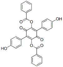 CAS 登录号：548-32-3， 2,5-二(苯甲酰氧基)-3,6-二(4-羟基苯基)-2,5-环己二烯-1,4-二酮